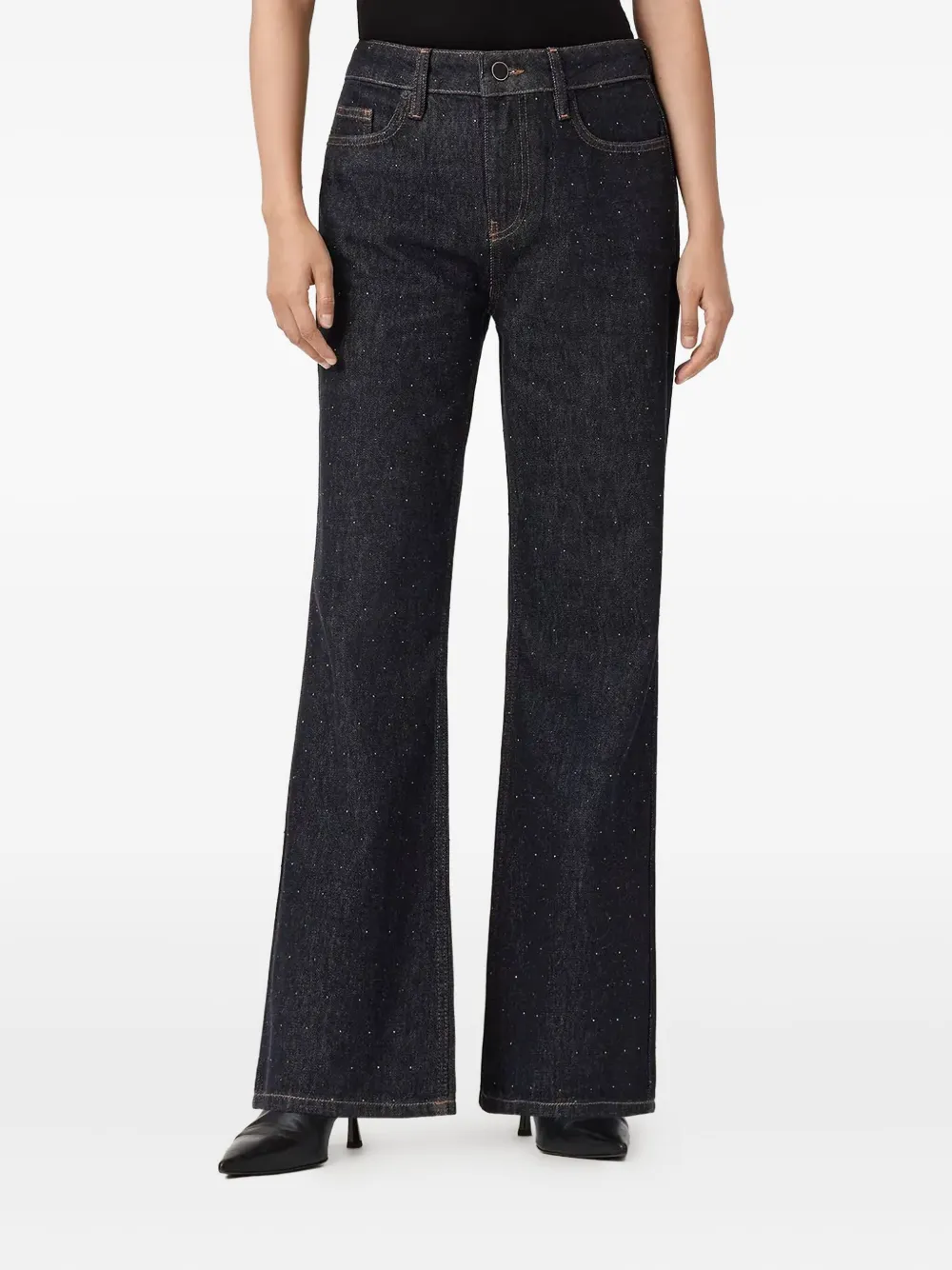 AllSaints Ember Sparkle embellished jeans | Blue | Image 1