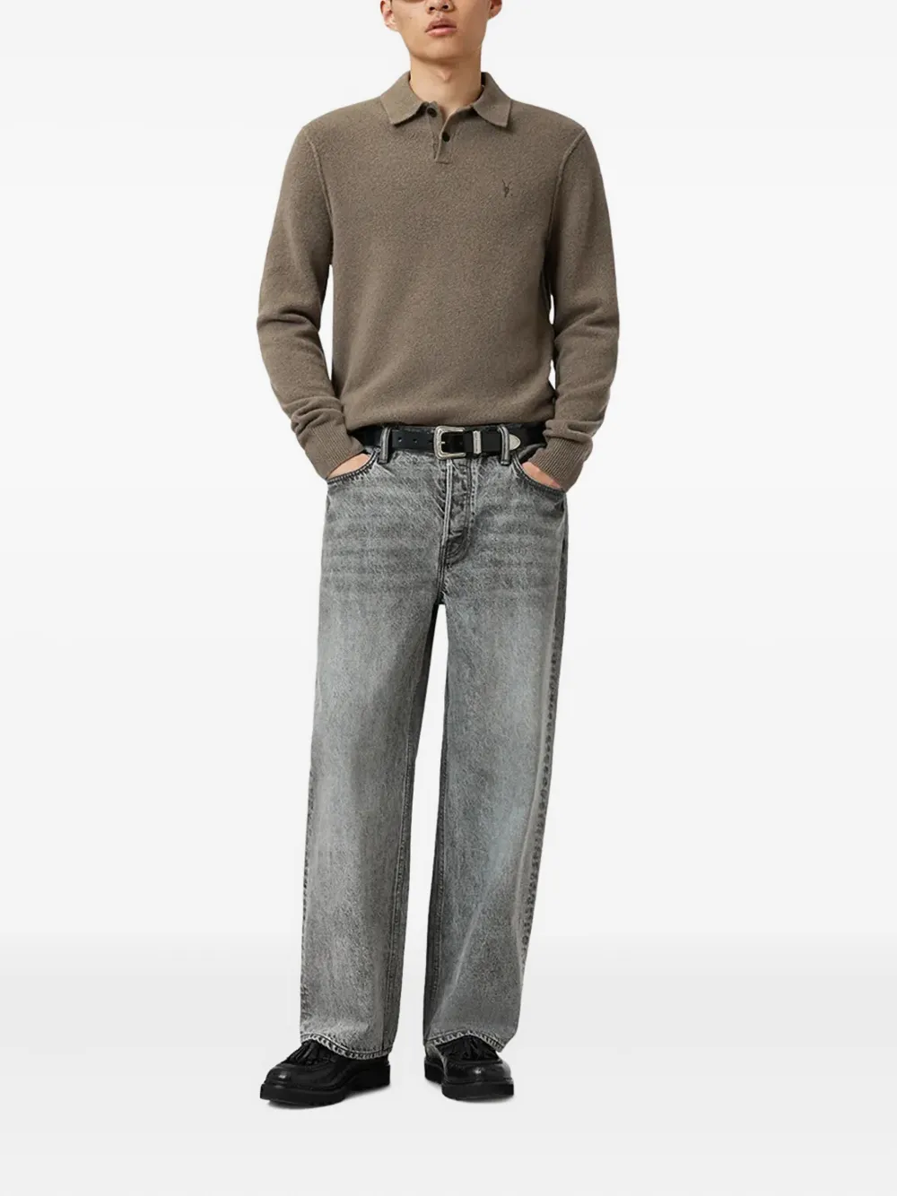 AllSaints Statten long-sleeve sweater - Groen