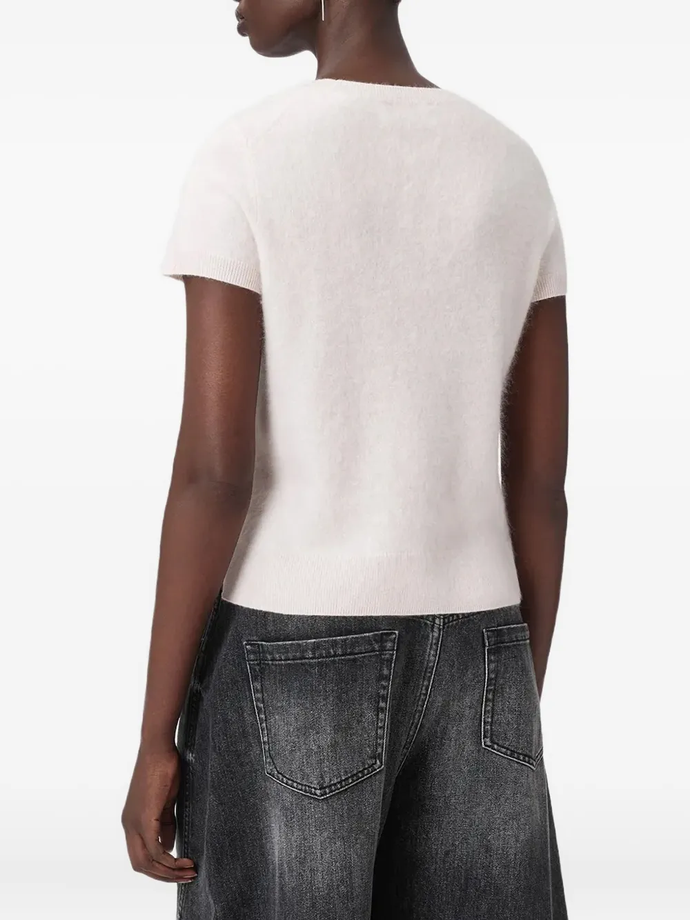 AllSaints Rebel T-shirt met korte mouwen Roze