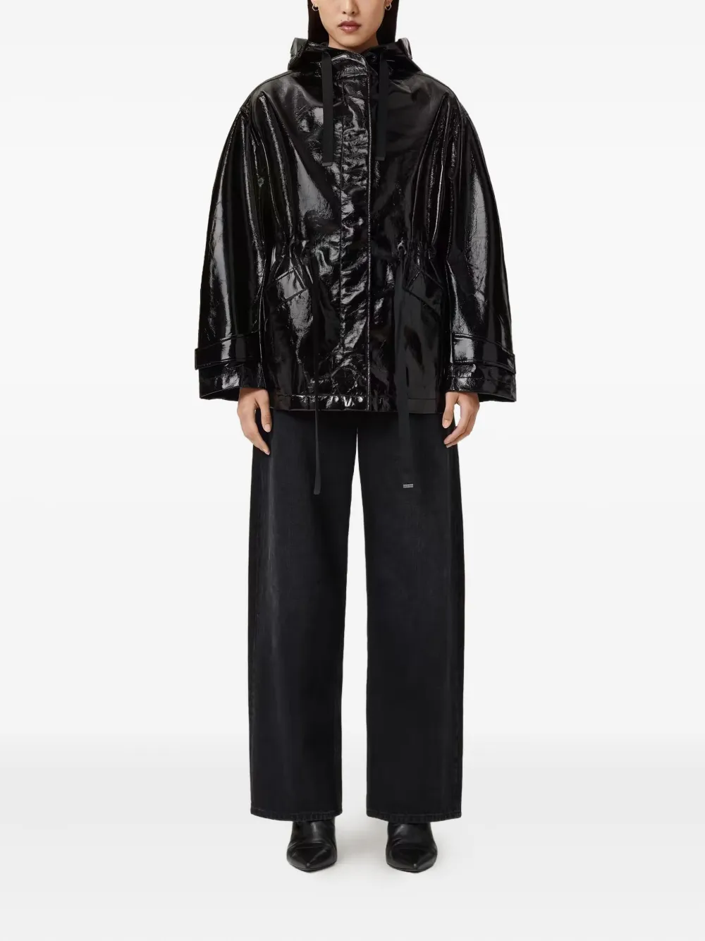 AllSaints Kelsie drawstring-waistband hooded jacket | Oversized Jackets | Image 2