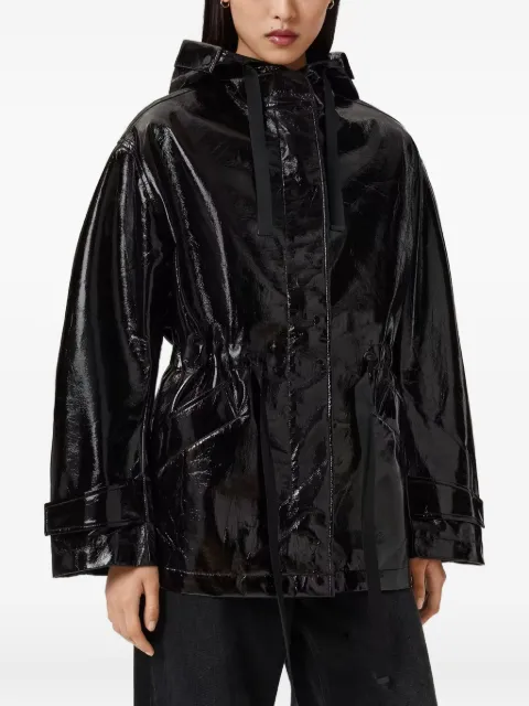 AllSaints chamarra Kelsie con capucha y cordones en la pretina