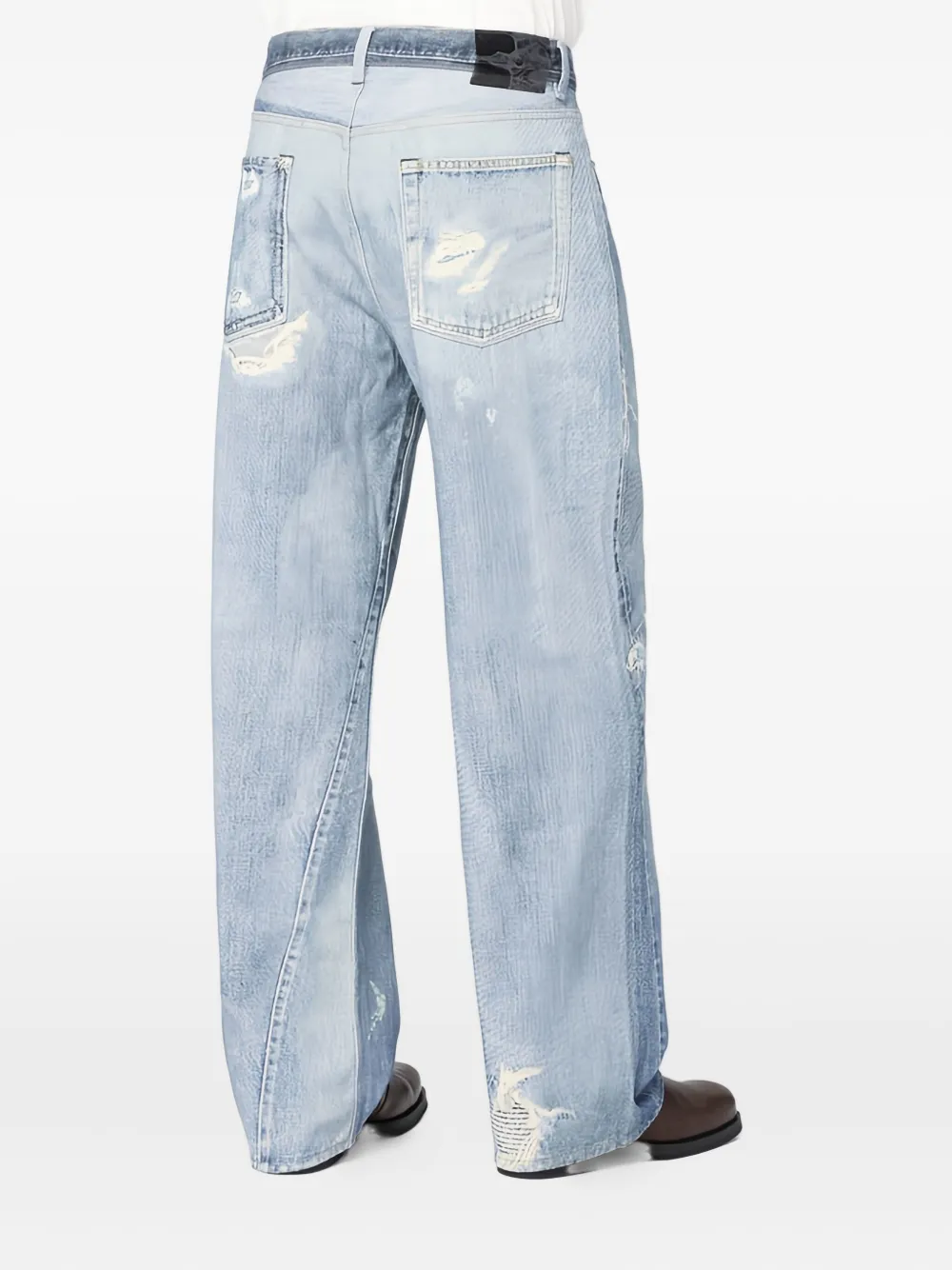 OUR LEGACY Gerafelde jeans Blauw