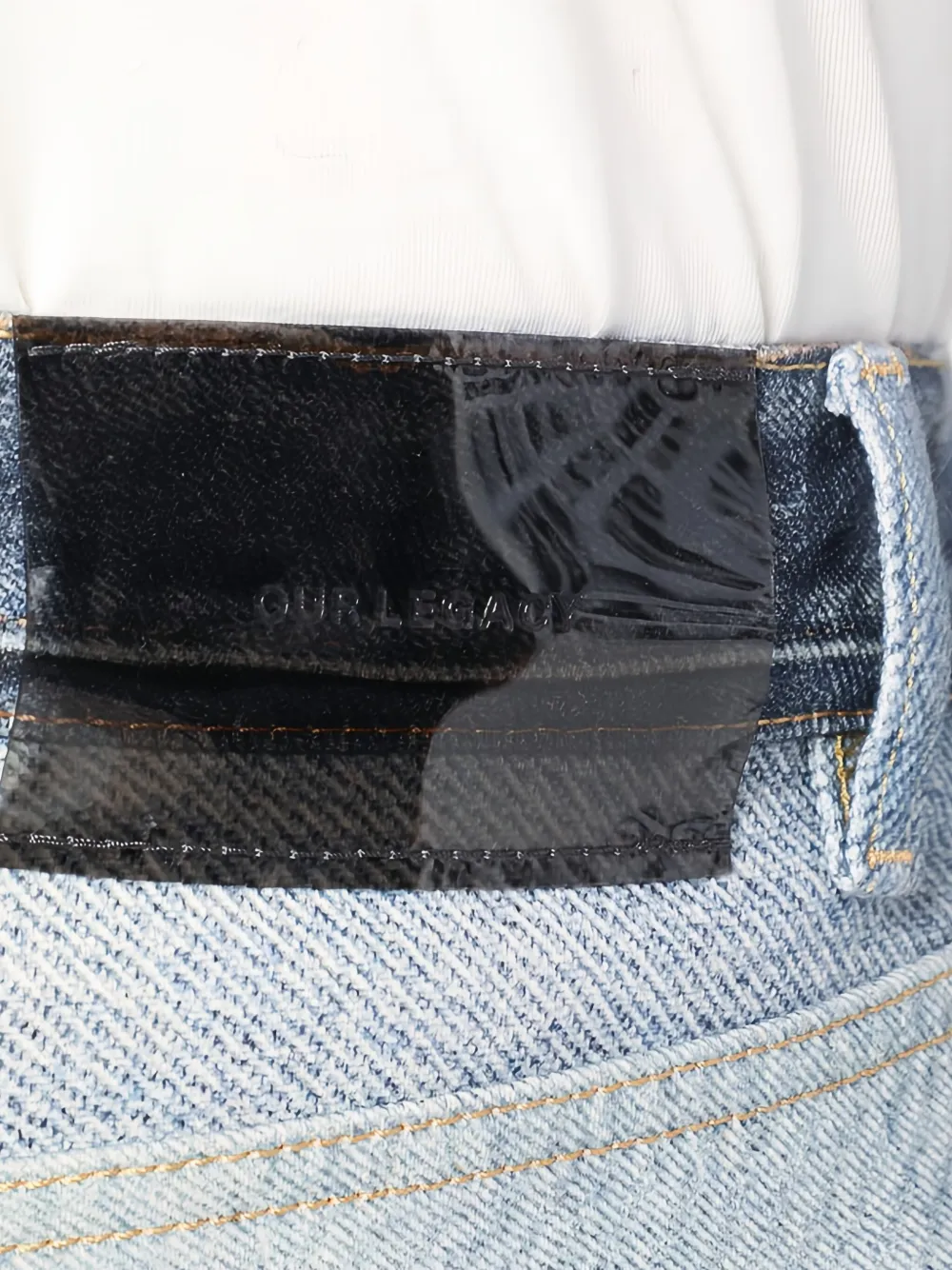 OUR LEGACY Gerafelde jeans Blauw