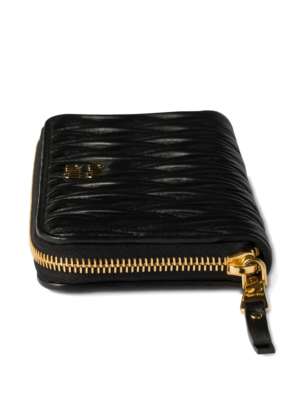  Miu Miu Zip-up Wallet - Black 