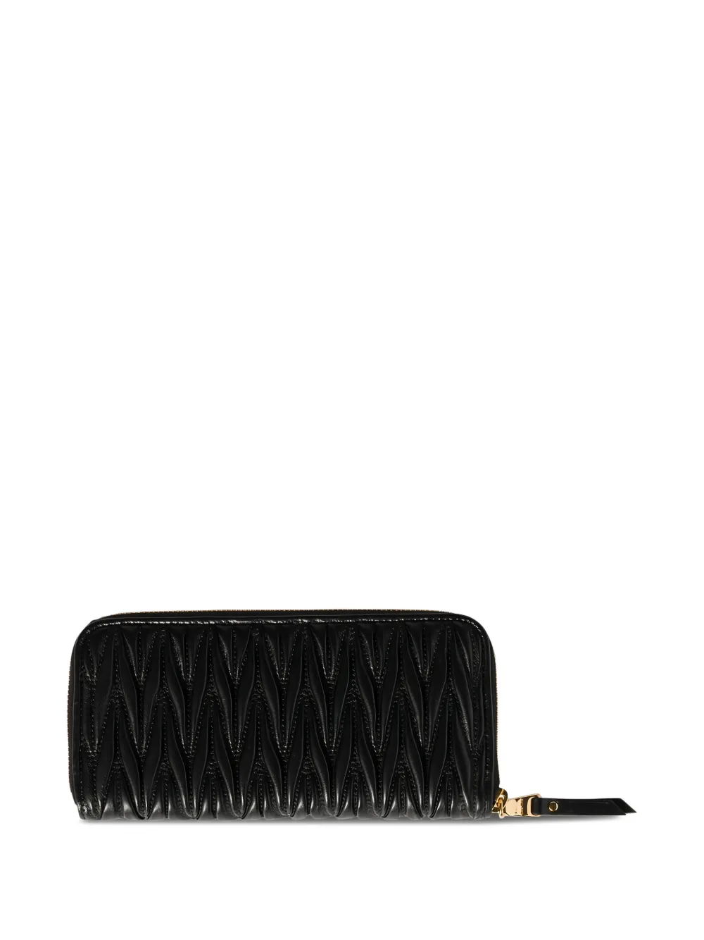  Miu Miu Zip-up Wallet - Black 