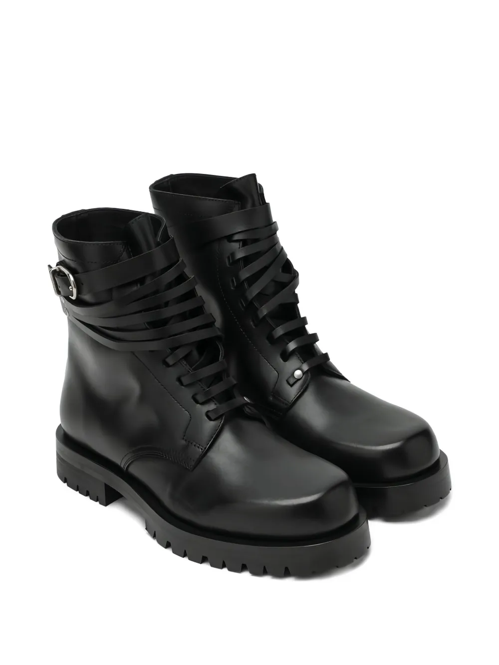 Durazzi Milano Buckle-strap Boots In Black