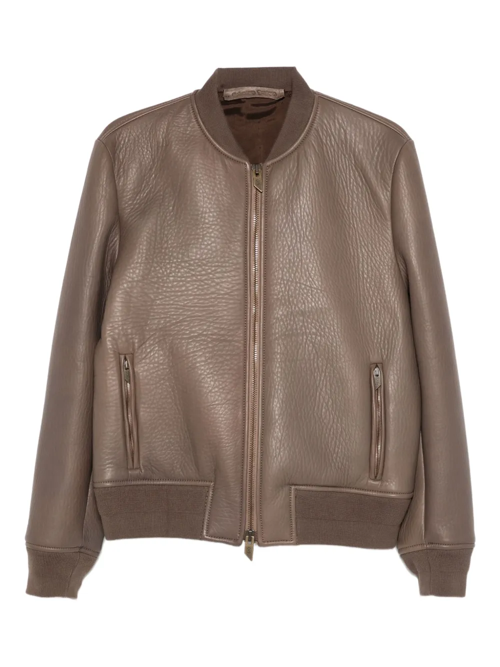 Salvatore Santoro zip-fastening jacket | Brown | Image 1