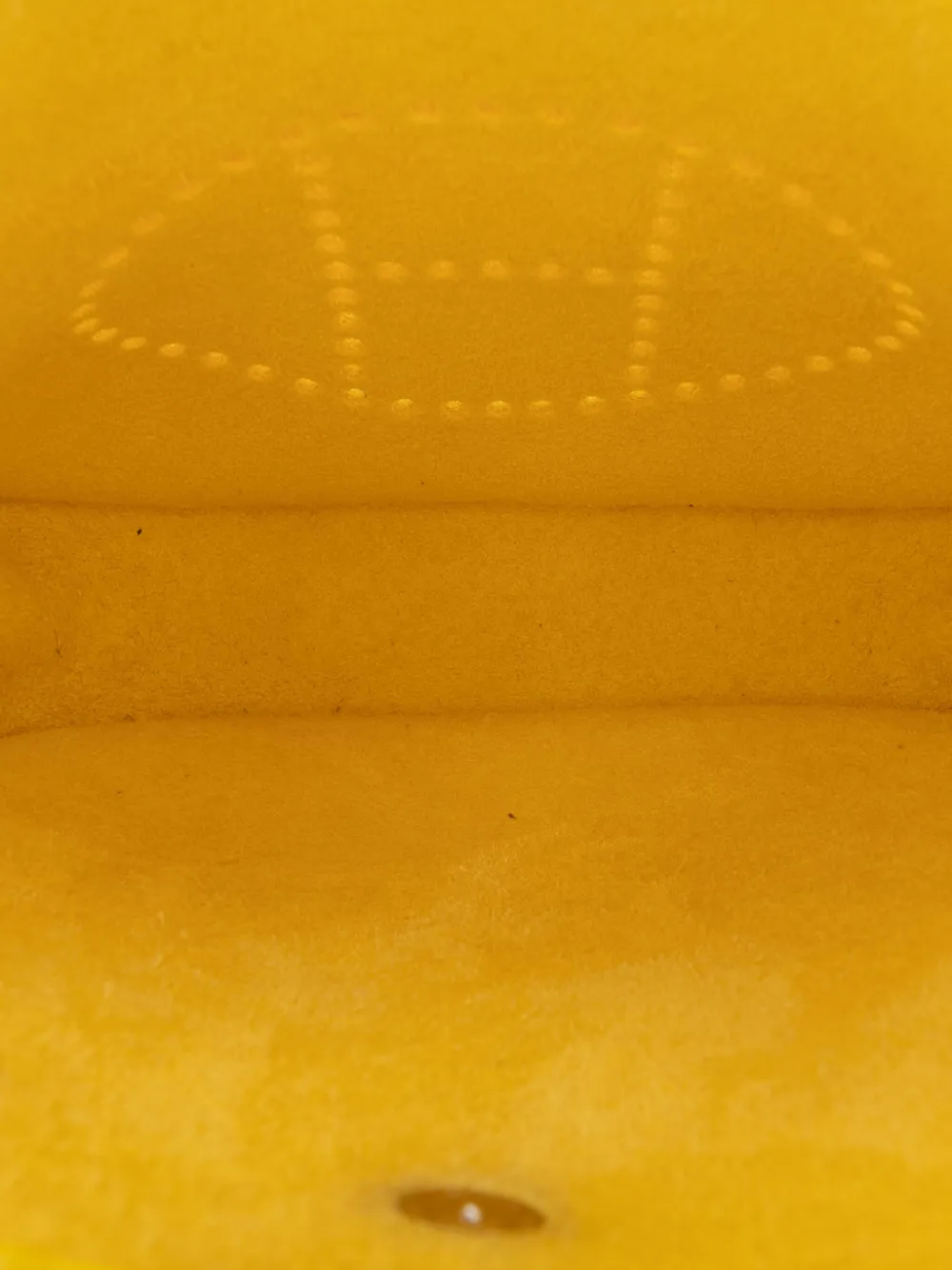 Pre-owned Hermes 2020 Clemence Evelyne Tpm Crossbody Bag In Yellow