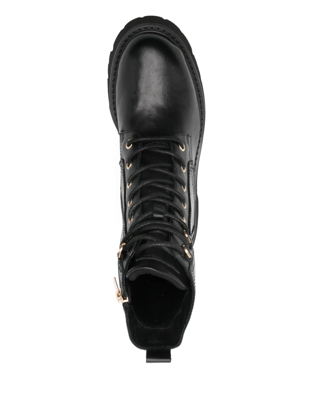 Carmela Lace-up Boots In Black