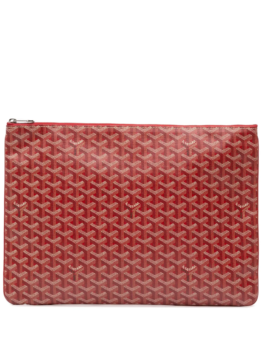 Goyard Pre-Owned 2015 Goyardine Senat GM clutch bag | Red | Image 1