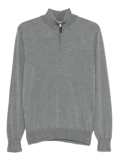 Canali half-zip top