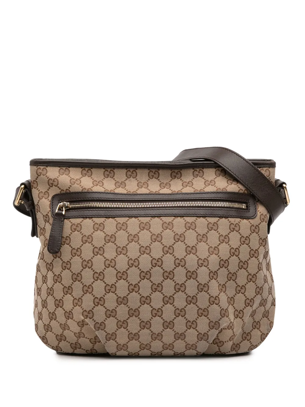 Gucci Pre-Owned 2016-2025 GGキャンバス ショルダーバッグ - ブラウン