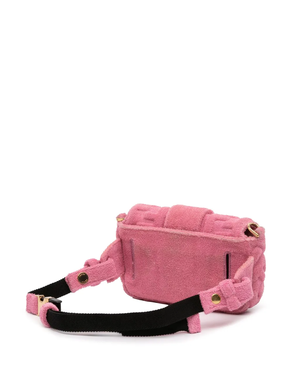 2010-2025 Embossed Terry Cloth Ff 1974 Convertible Belt Baguette Satchel