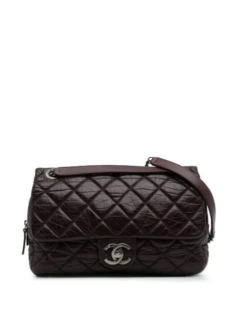 CHANEL Pre-Owned 2013-2014 Jumbo Quilted Aged Calfskin New Portobello Flap shoulder bag