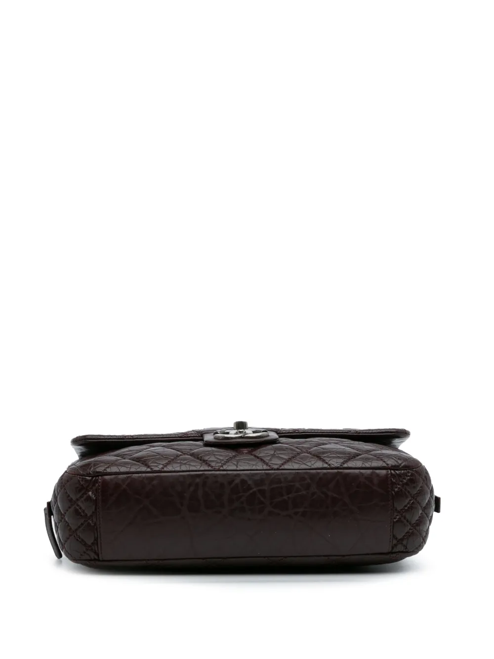 Pre-owned Chanel 2013-2014 Jumbo Quilted Aged Calfskin New Portobello Flap Shoulder Bag In Red