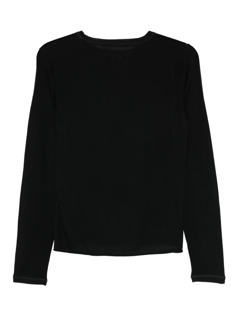 Majestic Filatures Sweater van merinowol Zwart