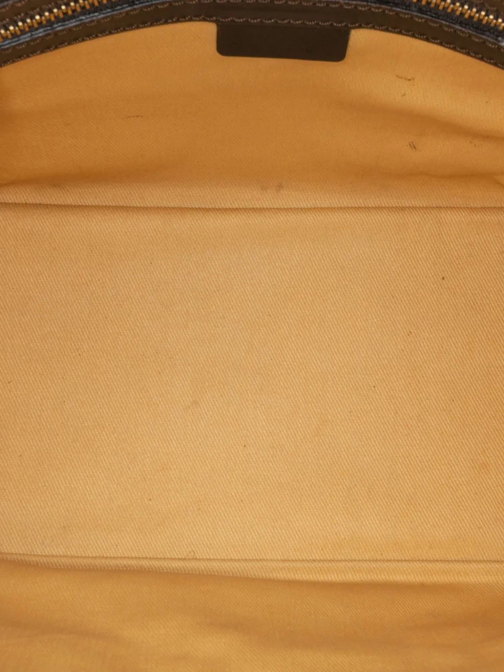 Pre-owned Celine 2000 C Macadam Canvas Shoulder Bag In Brown