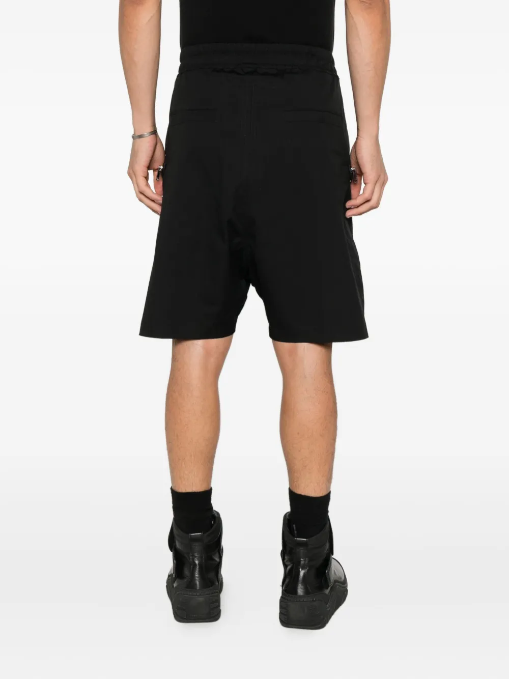 Rick Owens Shorts met ritsdetail Zwart