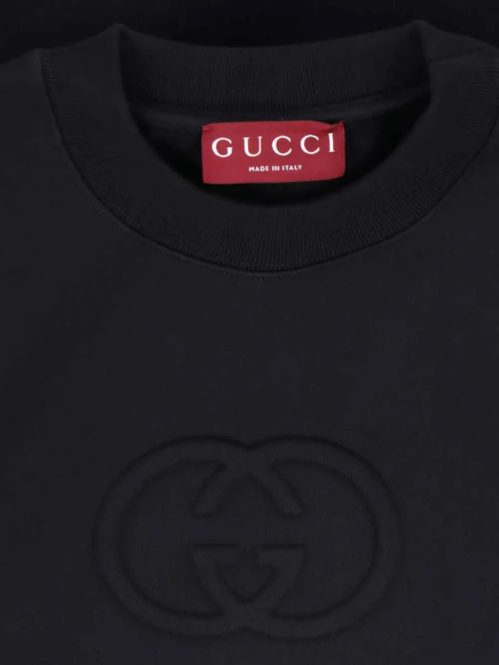 Gucci Gg Round-neck Sweater In Black
