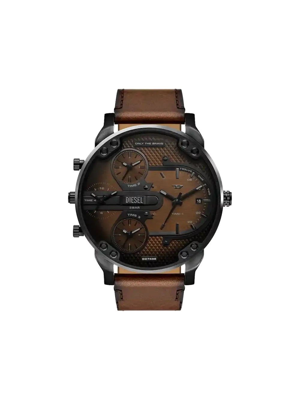 Diesel Mega Chief Slim 55mm - Marrone