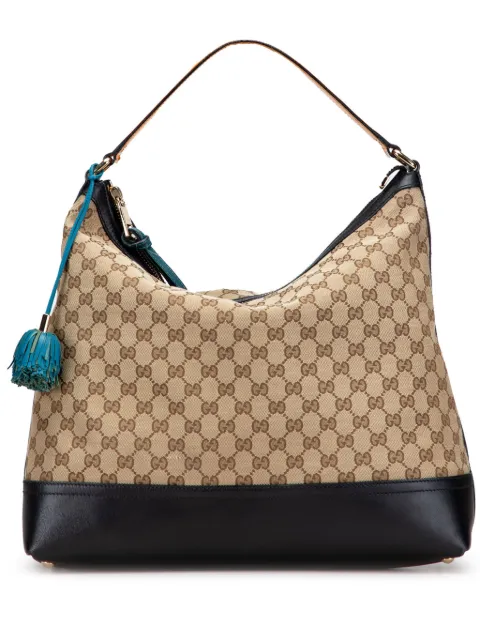 Gucci Pre-Owned bolsa hobo Cheer de lona GG 2000-2015