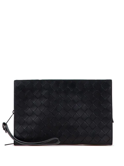 Bottega Veneta Pre-Owned 2012-2025 Nappa Intrecciato Wristlet Zip clutch bag