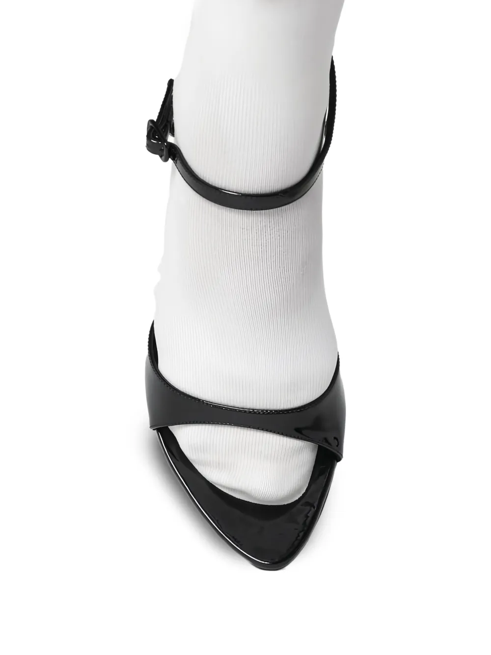 Balenciaga 110 mm Avenue pumps met gespbandje Zwart