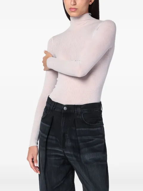 6397 roll-neck ribbed sweater