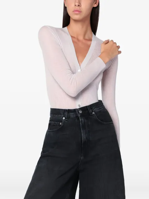 6397 cardigan à boutonnière