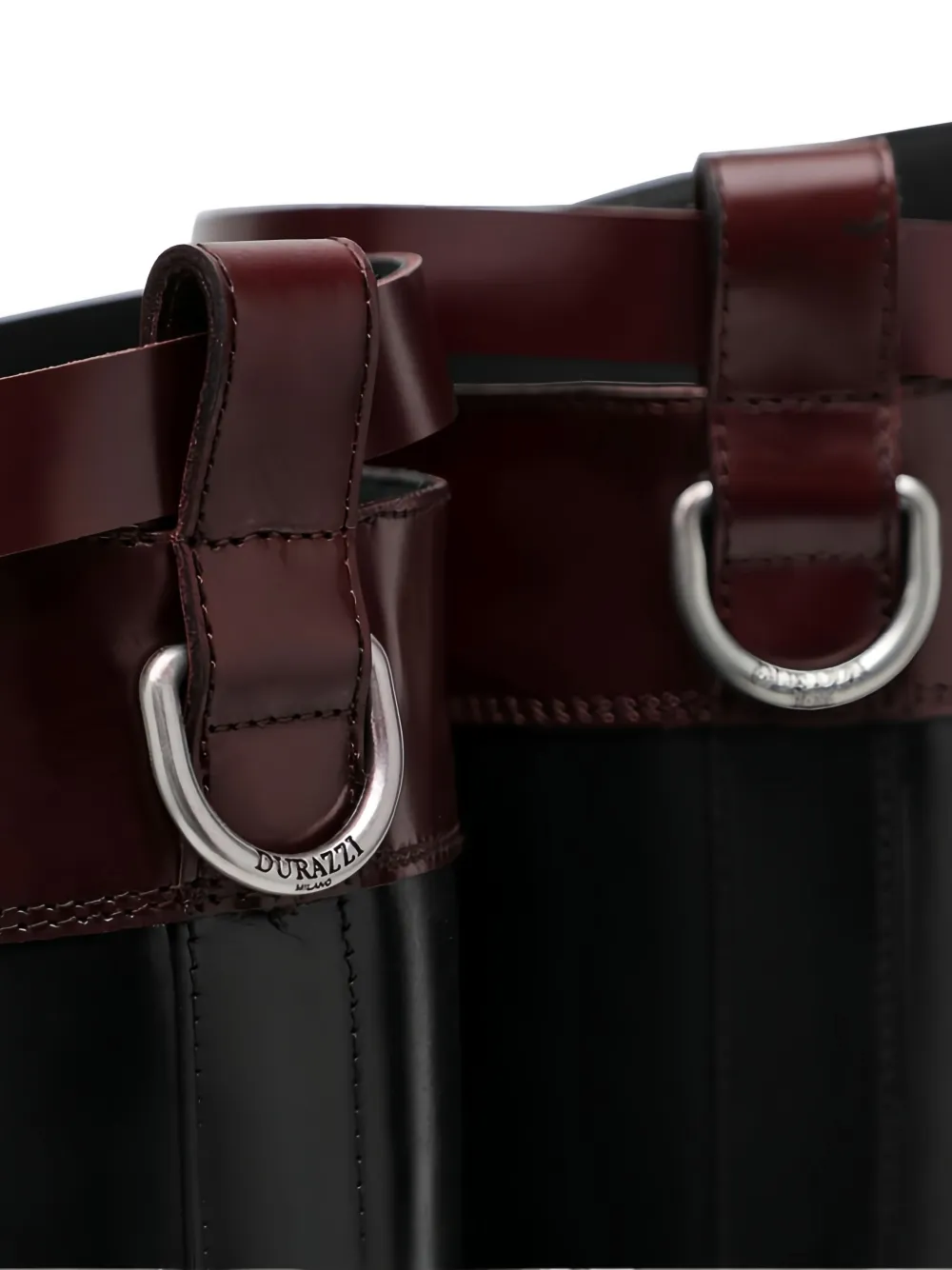 Durazzi Milano Round-toe Belted Boots In Black