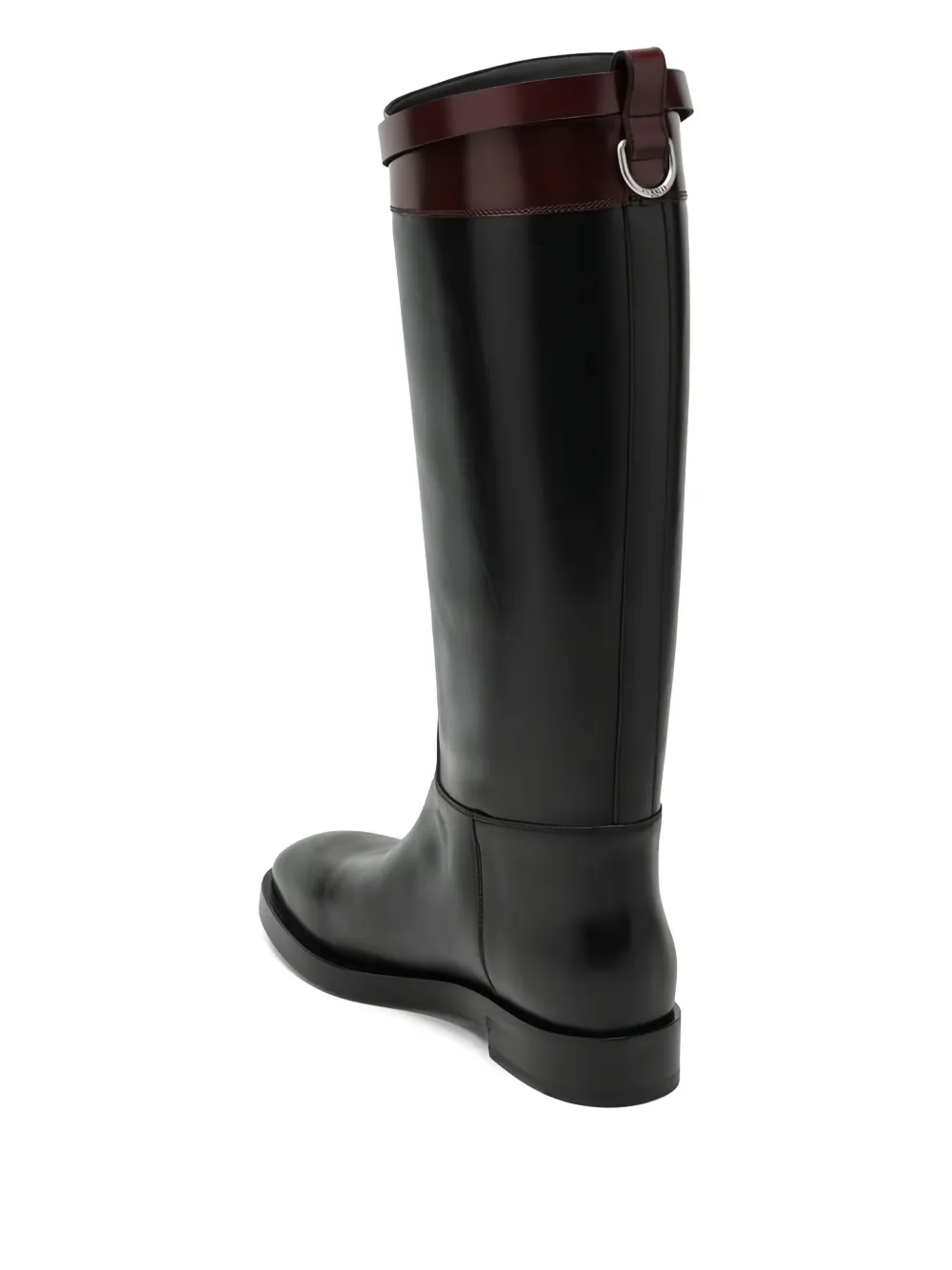 Durazzi Milano Round-toe Belted Boots In Black