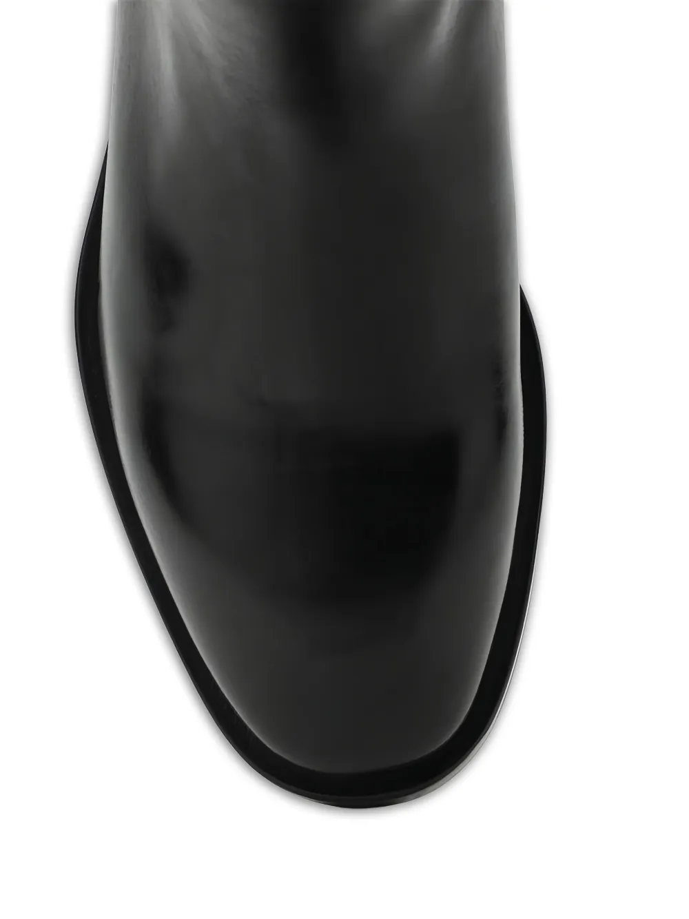 Round-Toe Belted Boots