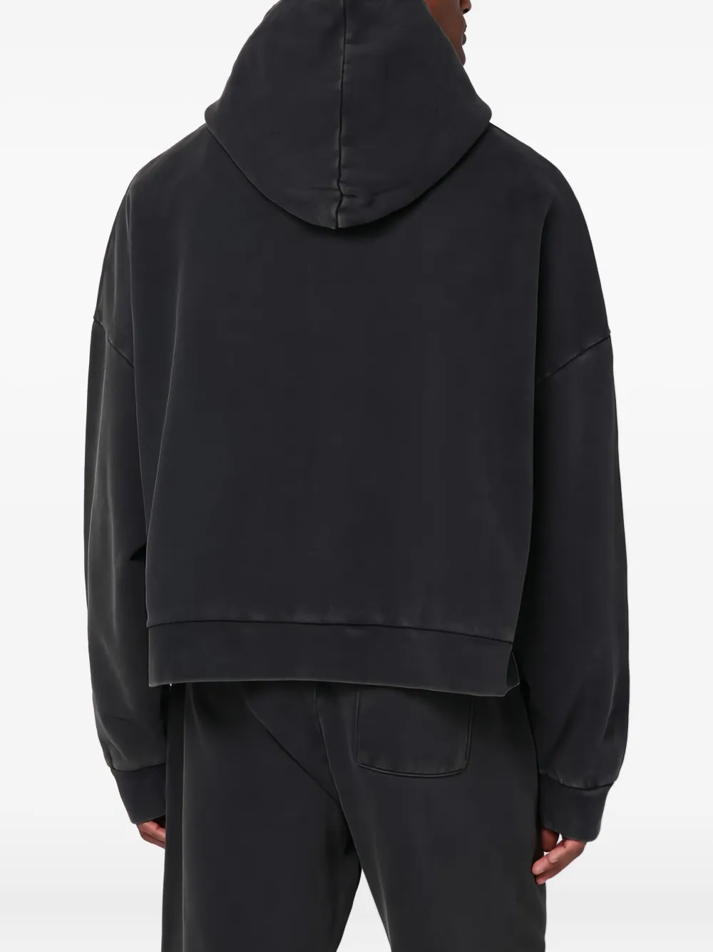 ENTIRE STUDIOS Katoenen hoodie met rits Zwart