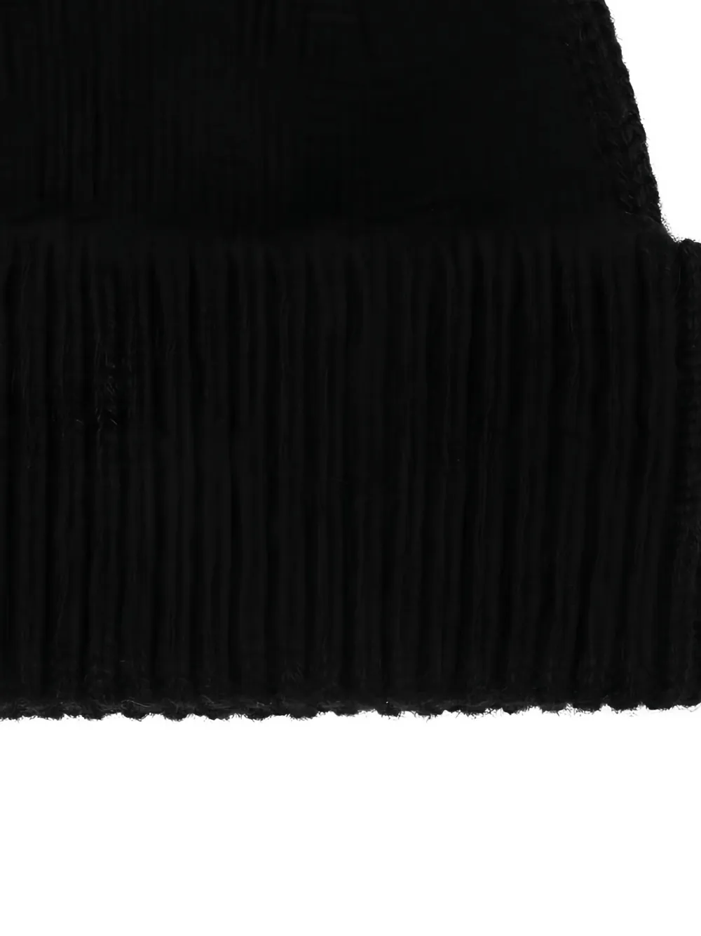 Roberto Collina Geribbelde muts Zwart