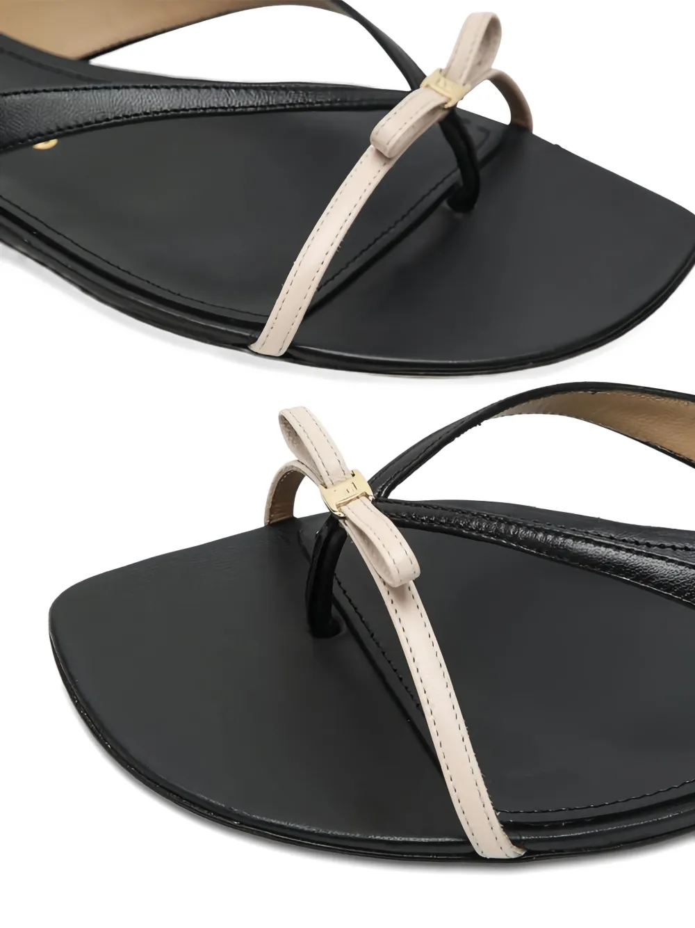 Ferragamo Abibi Bow Detail Flip-flops In Black