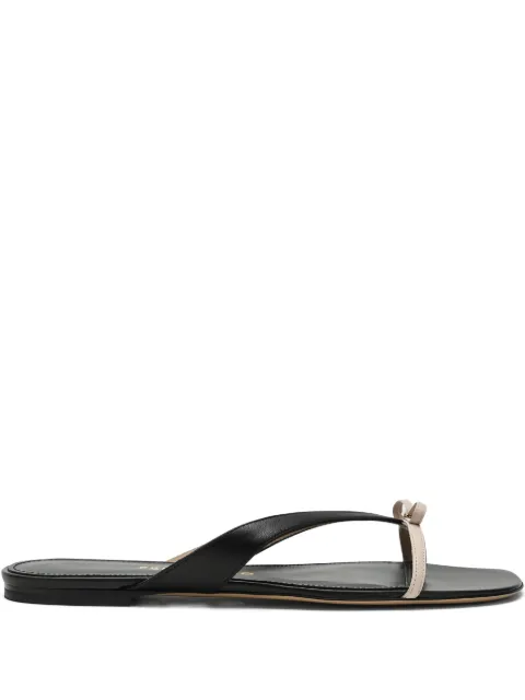 Ferragamo Abibi bow detail flip-flops