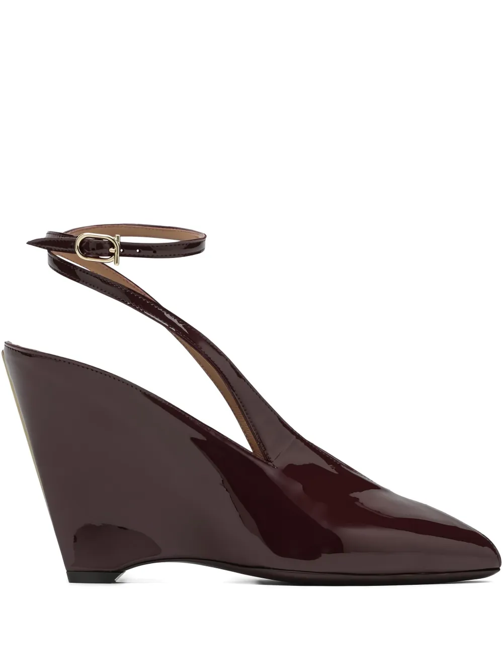 Ferragamo peep-toe-detail sandals Rood