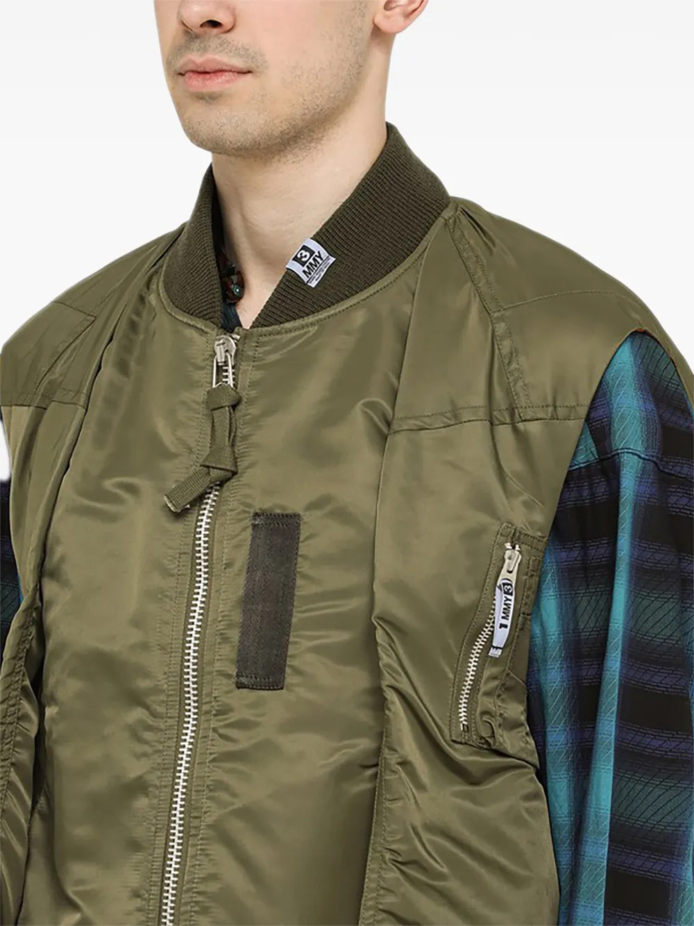 Maison MIHARA YASUHIRO Bodywarmer met rits Groen