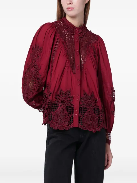 FARM Rio embroidered-detail blouse