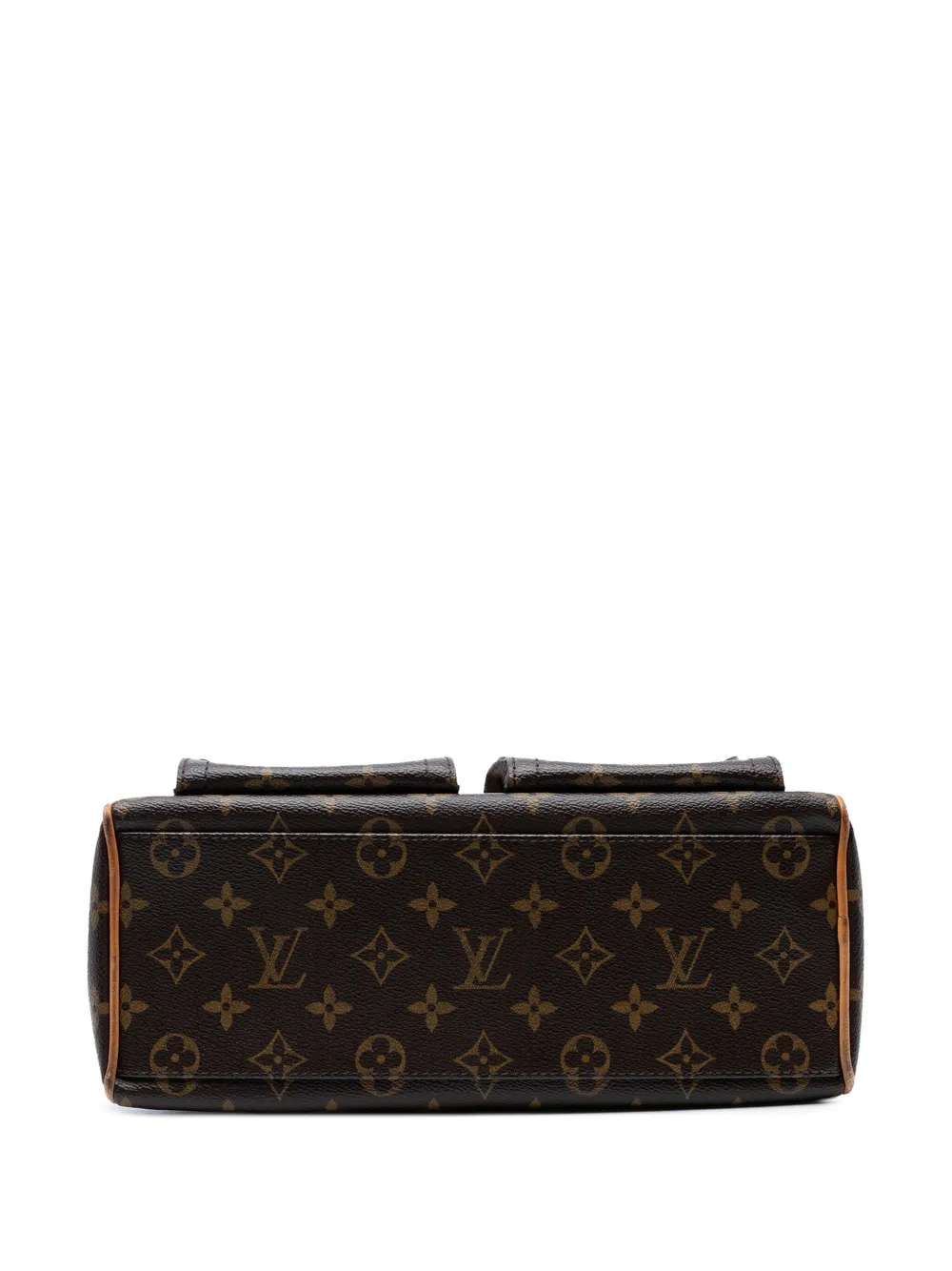 Pre-owned Louis Vuitton 2003-2013 Monogram Manhattan Pm Handbag In Brown
