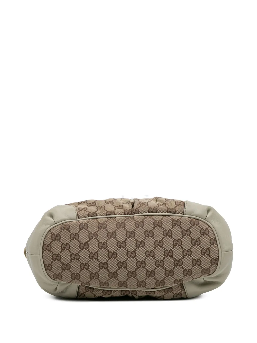 Pre-owned Gucci 2016-2025 Gg Canvas Sukey Satchel In Brown