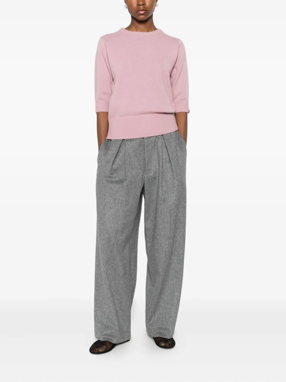 extreme cashmere Kasjmier T-shirt Roze