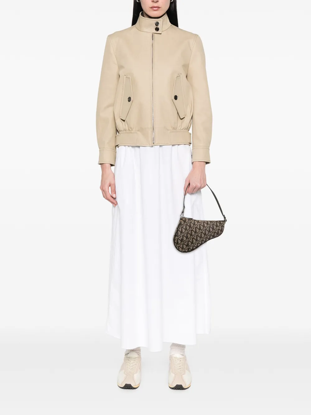 Christian Dior Pre-Owned 2002 Mini Diorissimo Canvas Saddle Pochette shoulder bag | Pre-Owned | Image 2