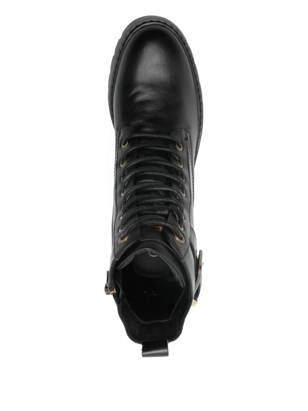 Carmela Lace-up Boots In Blue