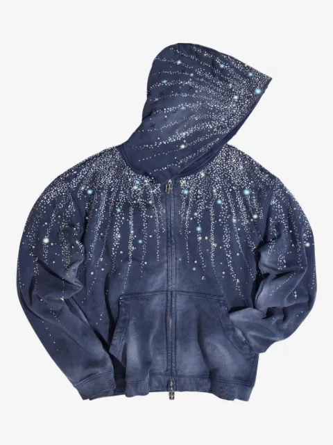 BIRTH OF ROYAL CHILD hoodie à ornements en cristal