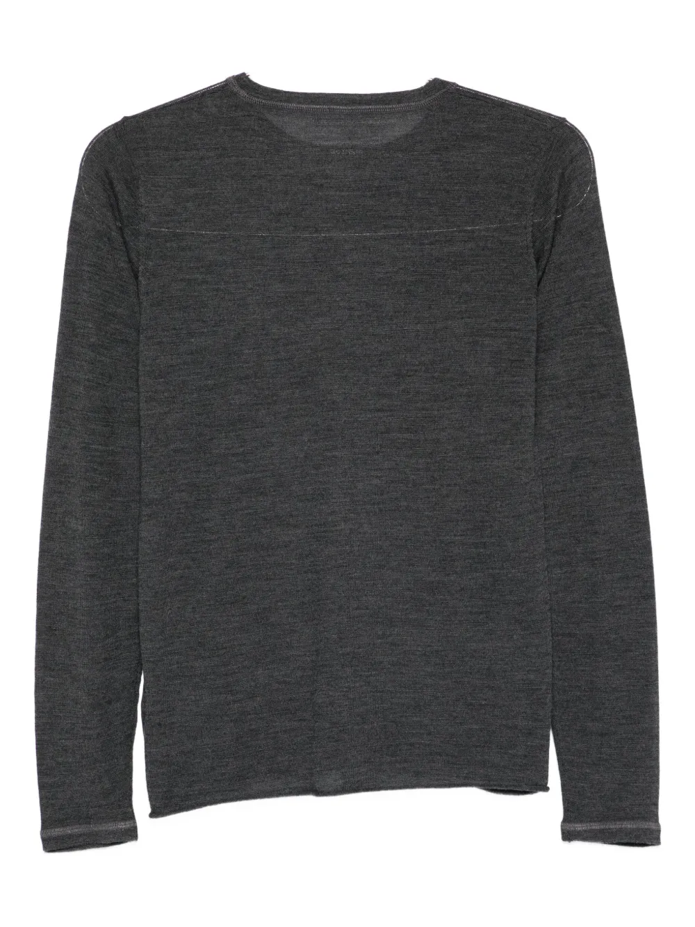 Majestic Merino Wool T-shirt In Brown