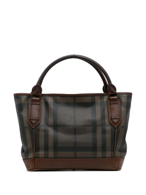 Burberry Pre-Owned 2000-2017 Smoked Check Coated Canvas handbag