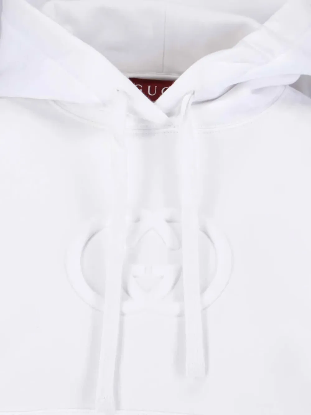 Gucci Hooded Sweatshirt With Long Sleeves And Pocket In White