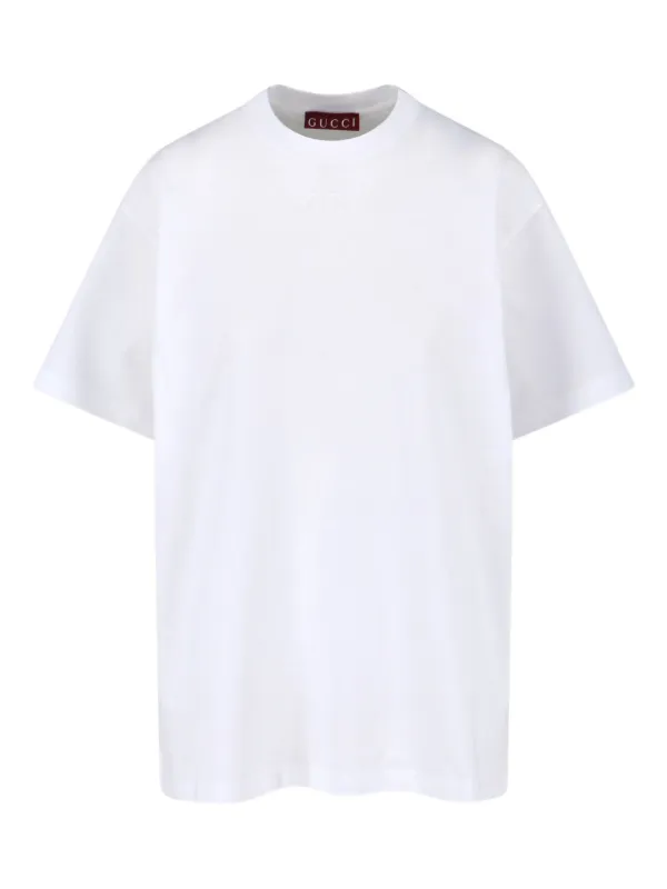 Gucci Logo-detail T-shirt in White