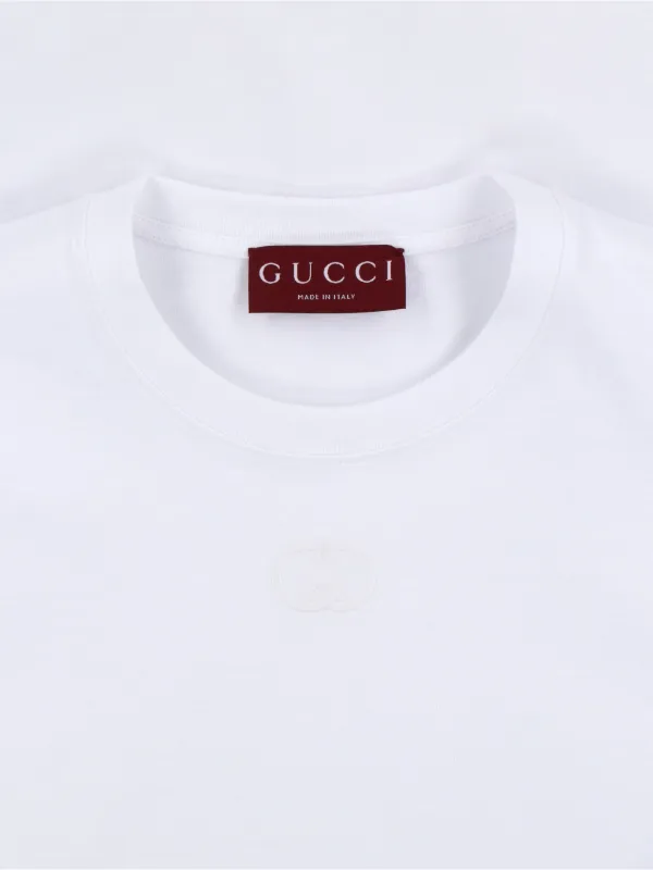 Gucci logo-detail T-shirt | White | FARFETCH